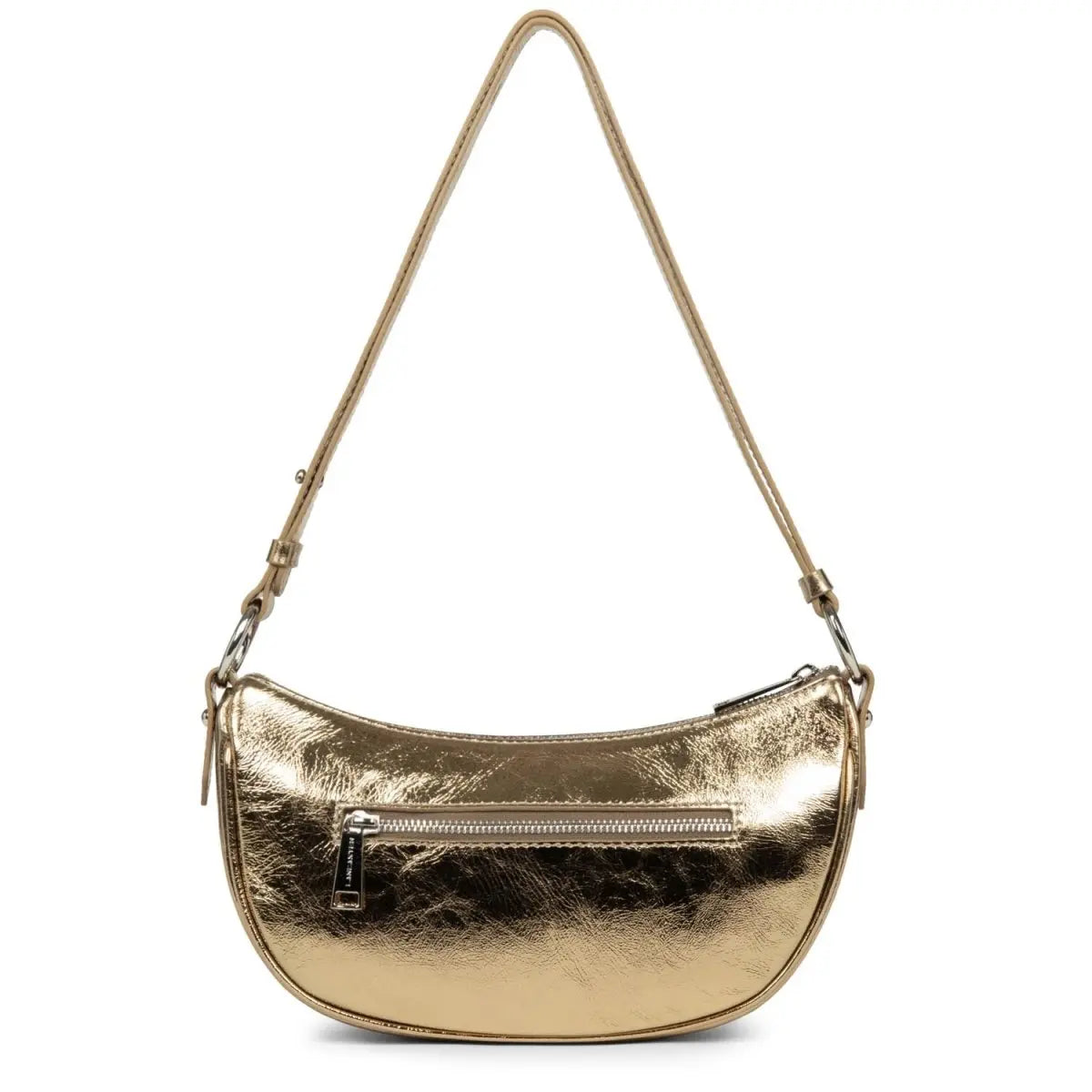 Sac demi lune Zippé Fashion FIrenze Lancaster 480-042 Or