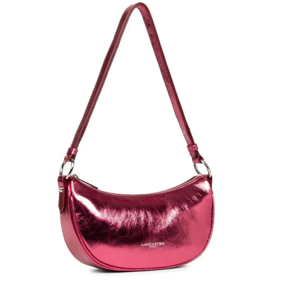 Sac demi lune Zippé Fashion FIrenze Lancaster 480-042 Rose Irisé