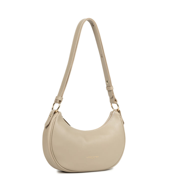 Lancaster Sac besace Zippé S Donna Aria 480-075 Beige Foncé