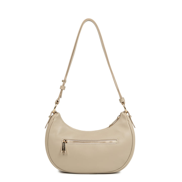 Lancaster Sac besace Zippé S Donna Aria 480-075 Beige Foncé