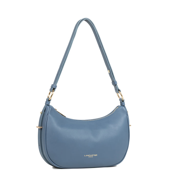 Lancaster Sac besace Zippé M Donna Aria 480-076 Bleu Jeans
