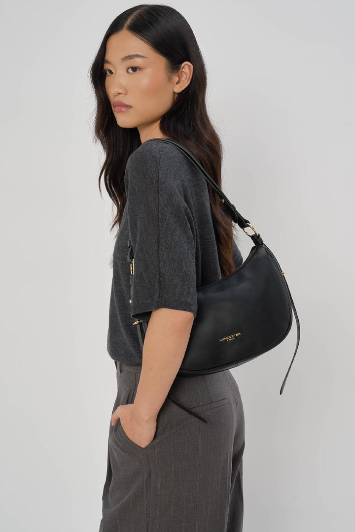 Lancaster Sac besace Zippé M Donna Aria 480-076 Noir