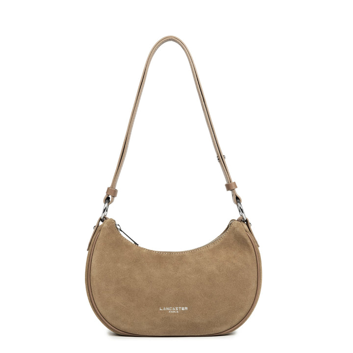 Lancaster Sac besace Zippé S Suède 480-081 Sable