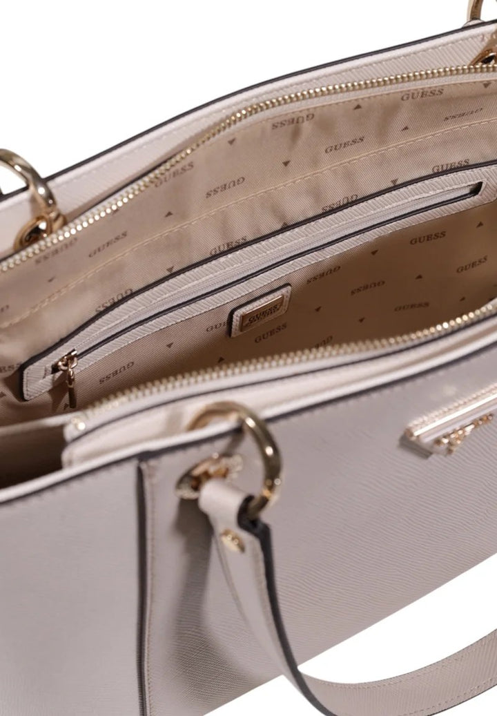 Guess Bramina väike õlakott, off-white/taupe ZG967225