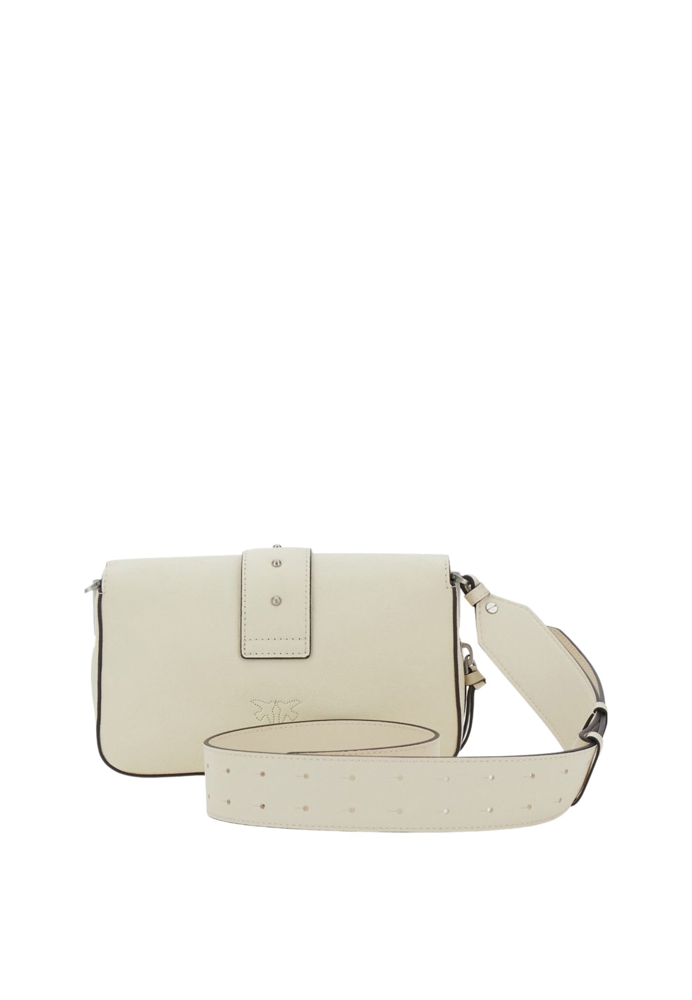 Pinko Sac Rabat Love One Slouchy Zip Mini Vite Blanc A2JGZ14E