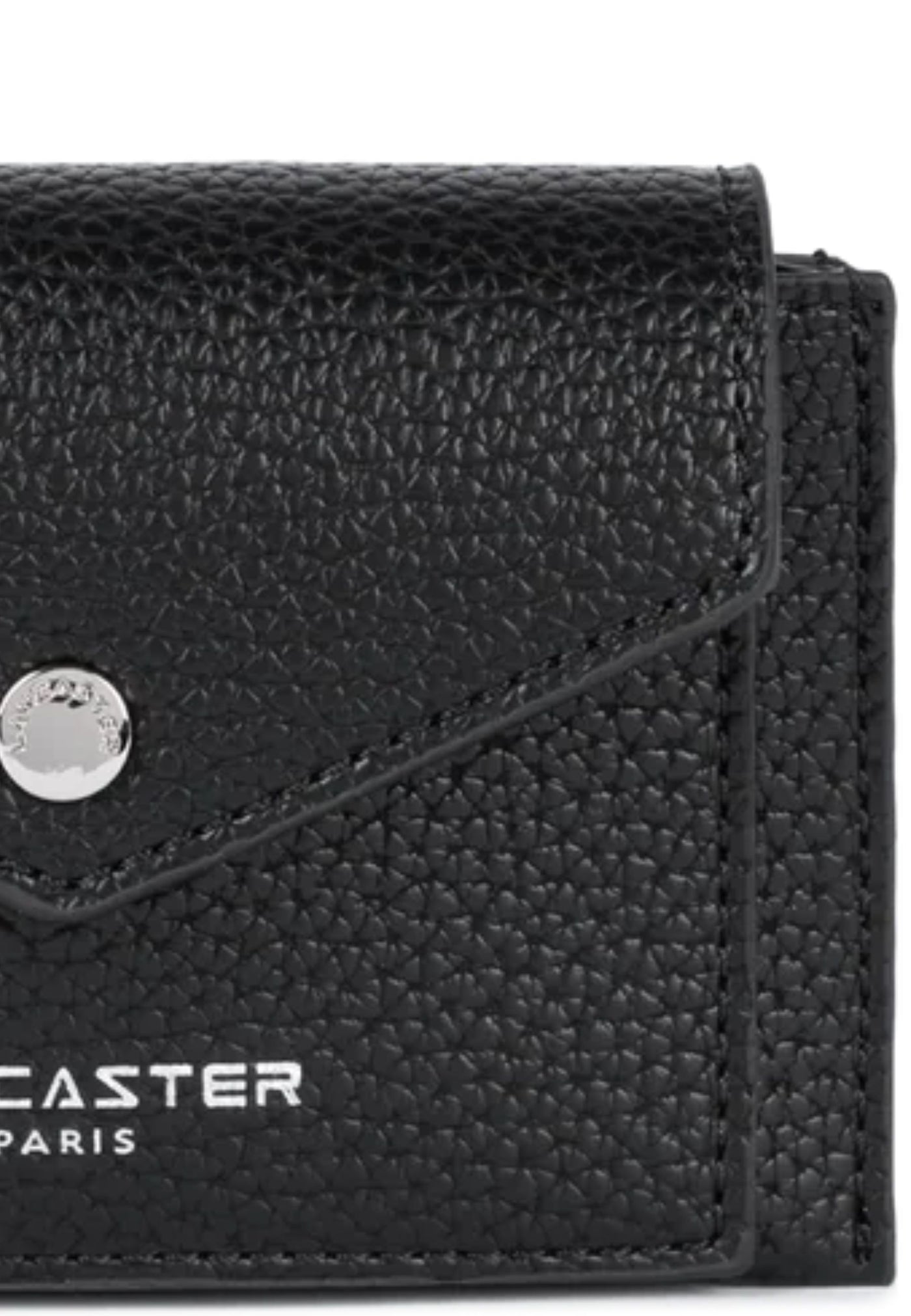 Lancaster Porte-cartes A rabat avec pression Maya Double KBA 117-010 Noir