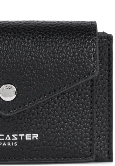 Lancaster Porte-cartes A rabat avec pression Maya Double KBA 117-010 Noir