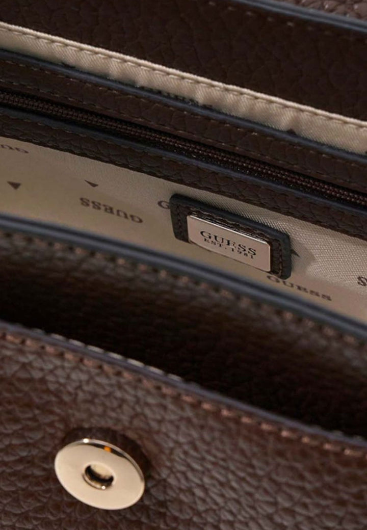 Guess Torebki Silvye Bucket Espresso BG950119