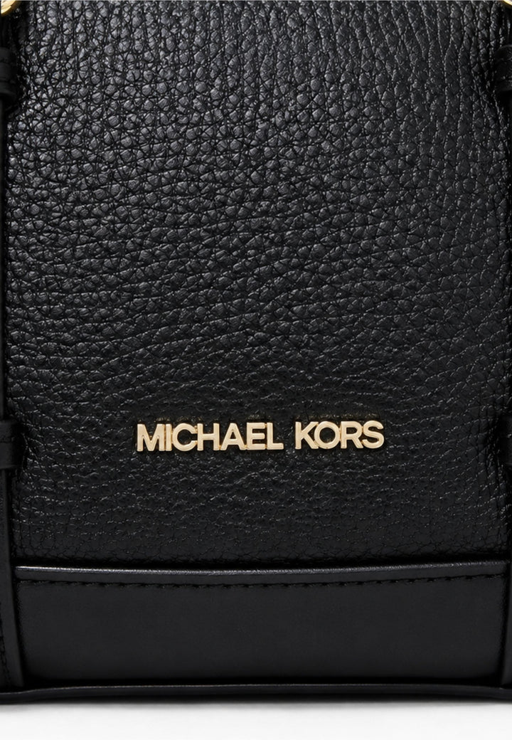 Michael Kors Skuldertaske Læder Teddi Mini Blød Sort
