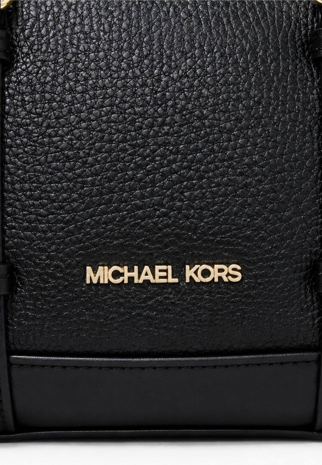 Michael Kors Skuldertaske Læder Teddi Mini Blød Sort