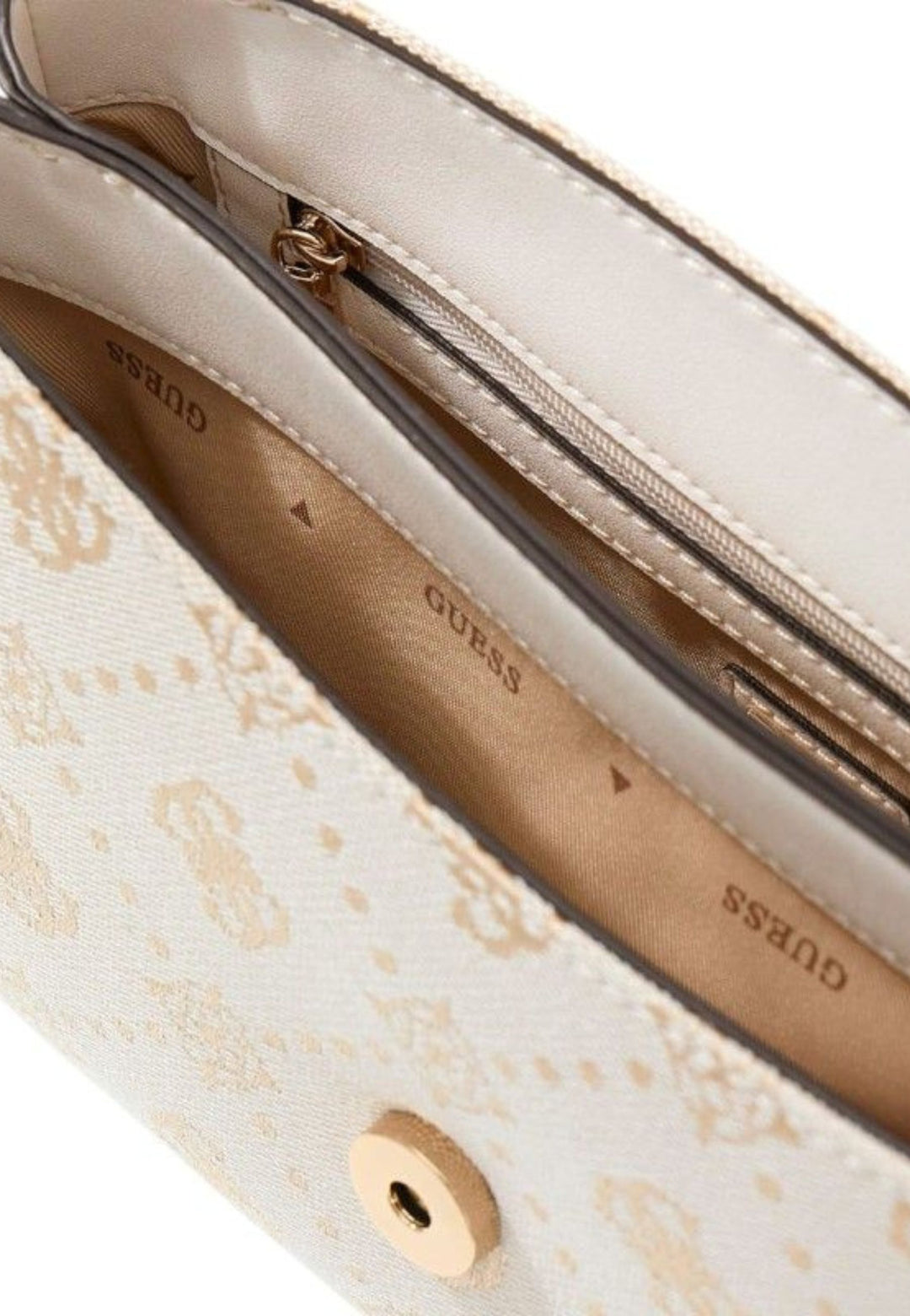 Guess Sac Bandoulière Melinda Logo Tri Com Off White Logo JP990220