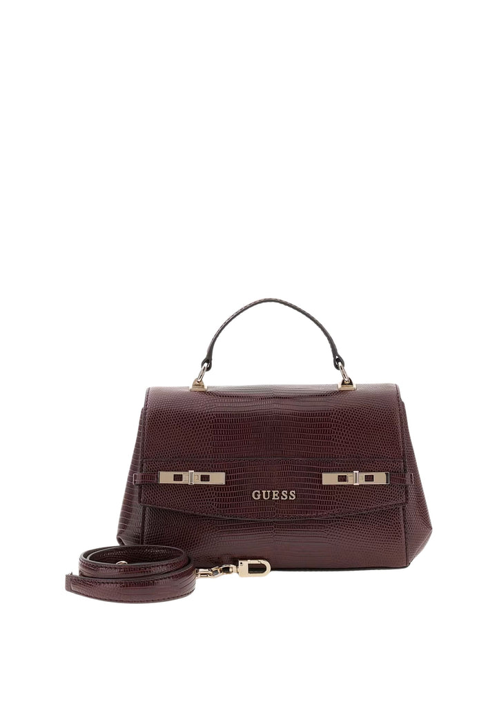 Guess Sac Bandoulière Melinda Triple Comp Burgundy KL993320