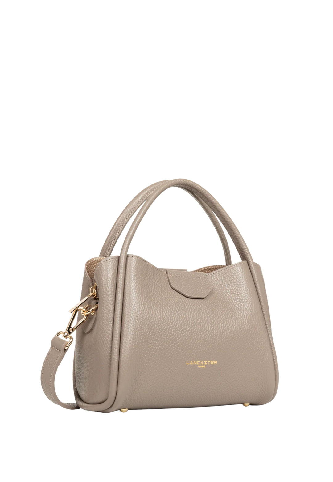 Lancaster Sac à main Aimantée S Ida Double 470-83 Galet - In - Or