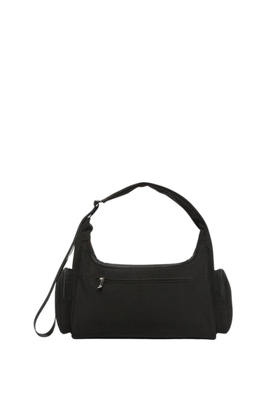 Lancaster Schoudertas met rits Basic Pocket 510-92 Zwart