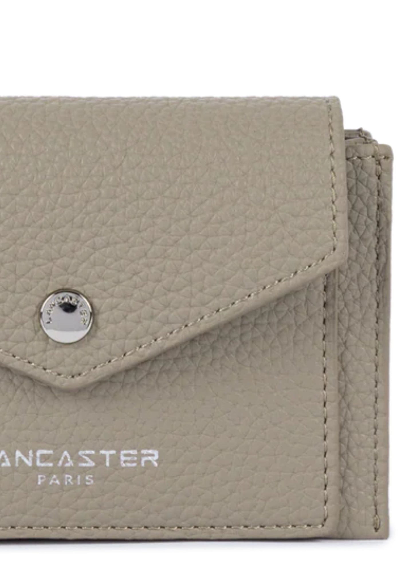 Lancaster Porte-cartes Zippé Maya Double KBA 117-010 Galet Fonce