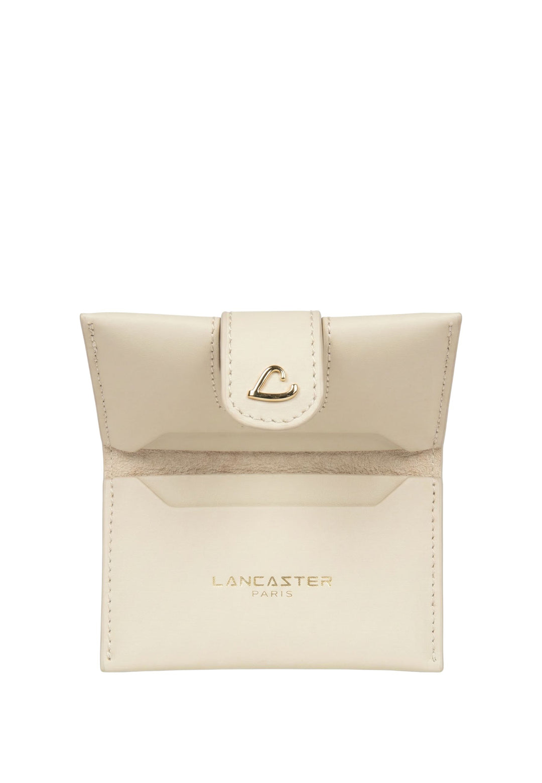 Lancaster Porte-cartes Avec Pression Paris Philos 131-070 Ecru