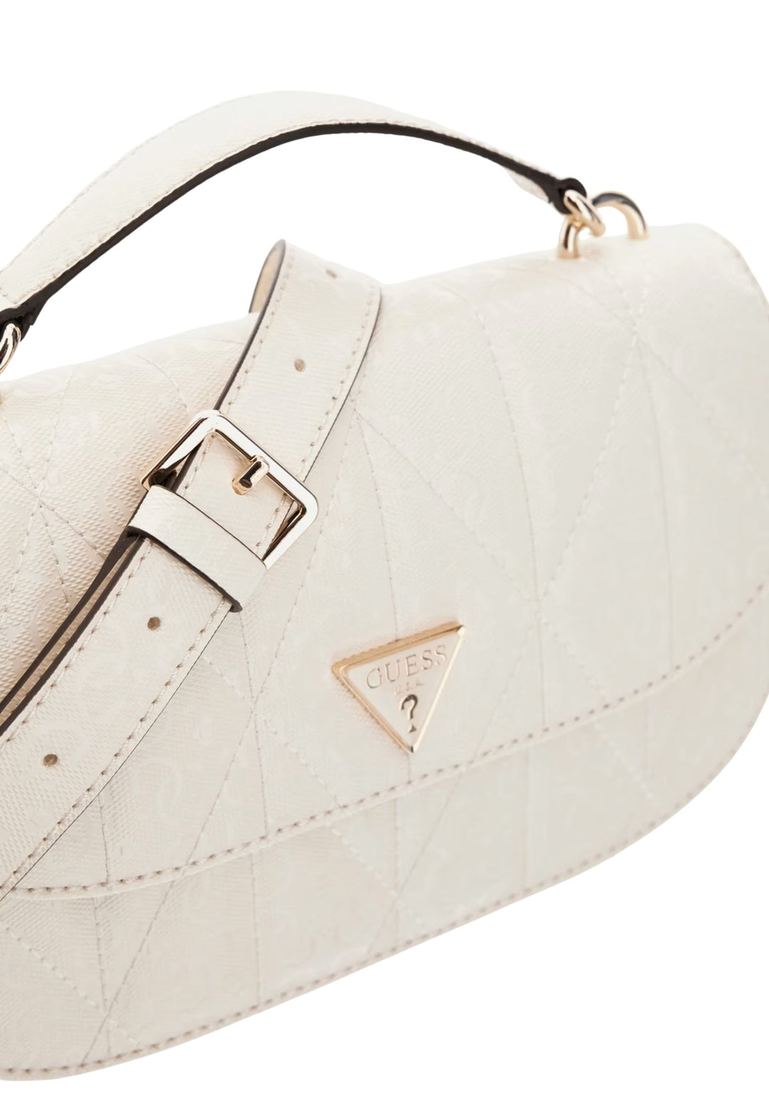 Guess Sac Bandoulière Betula Satchel Off White