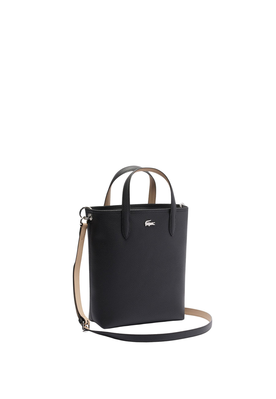 Lacoste Shoppingväska Anna NF4929AA Svart Krema