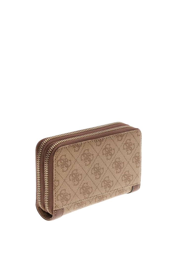 Guess Rees Portemonnaie / Portemonnaie Lindsey Medium Latte Logo