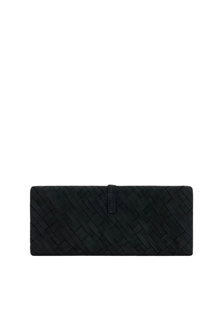 JW PEI Pochette Zaria Tressé Black