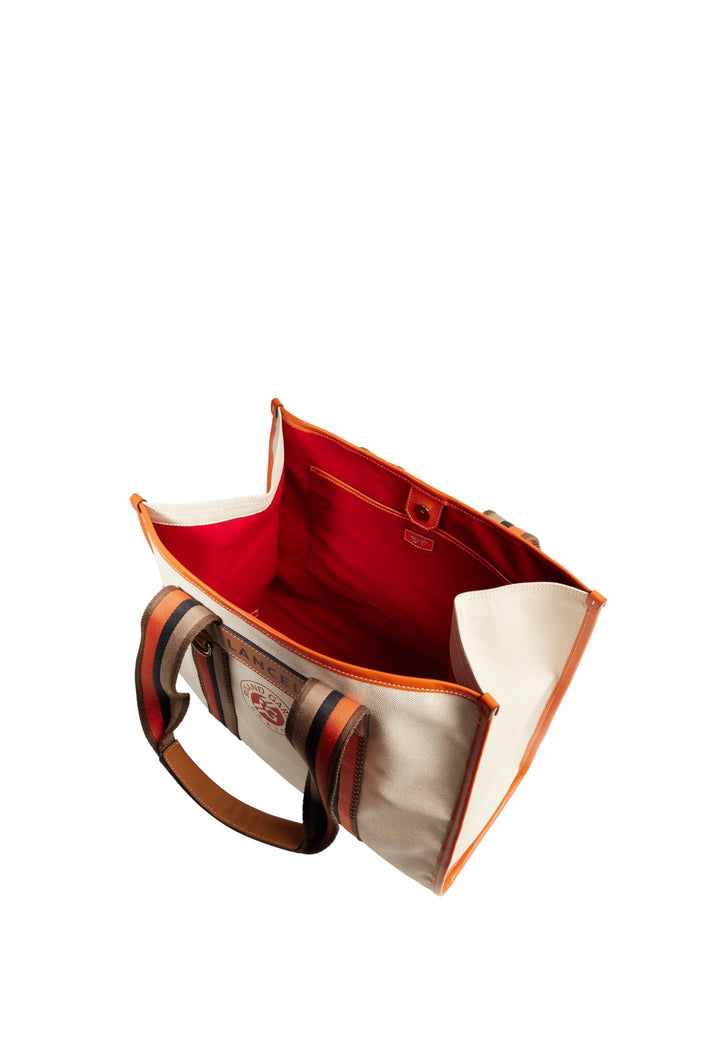 Lancel Mala Shopper / Shopping Roland Garros Nat/Terre Battue Mulher A13959HMTU