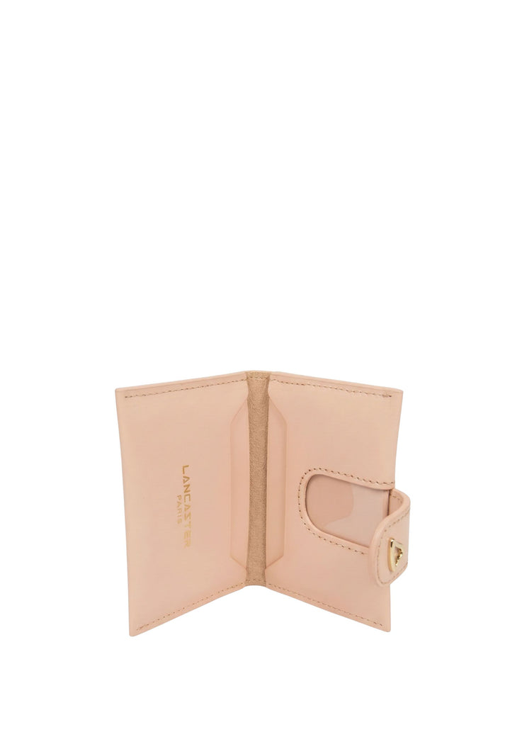 Lancaster Porte-cartes Avec Pression Paris Philos 131-070 Nude Clair