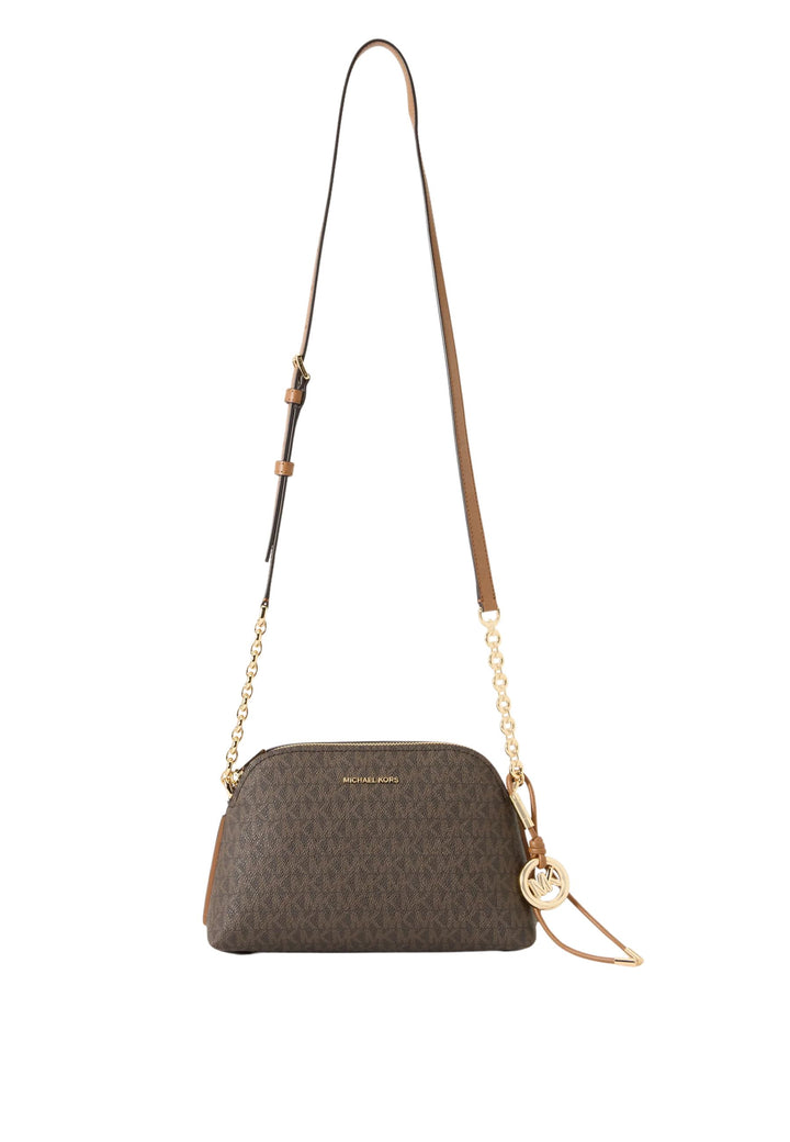 Michael Kors Skuldertaske Freddie Lille Dome Brun