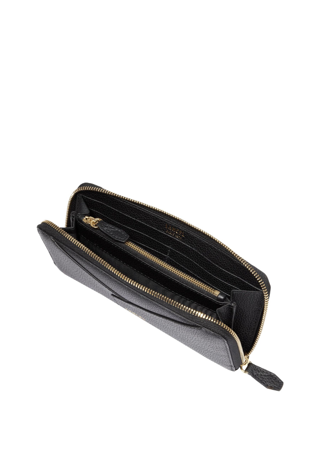 Lancel Enveloppe Portefeuille Long Zippé Cuir Noir