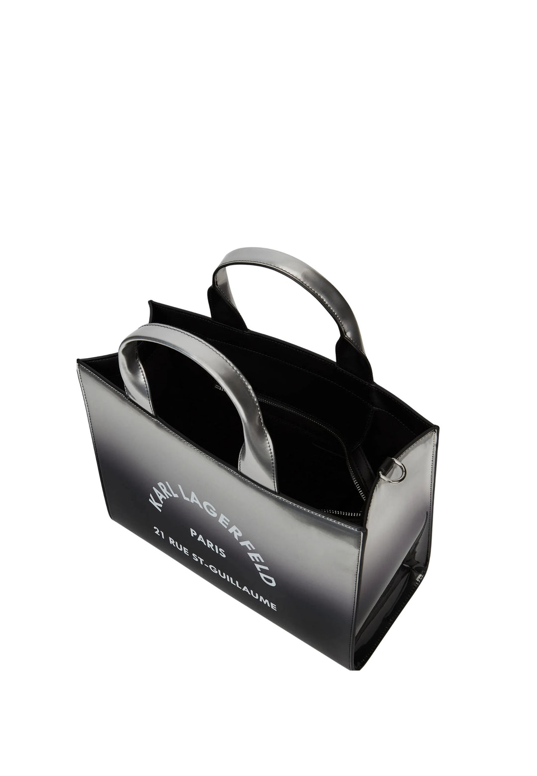 Karl Lagerfeld Cabas Carré Dégradé Noir