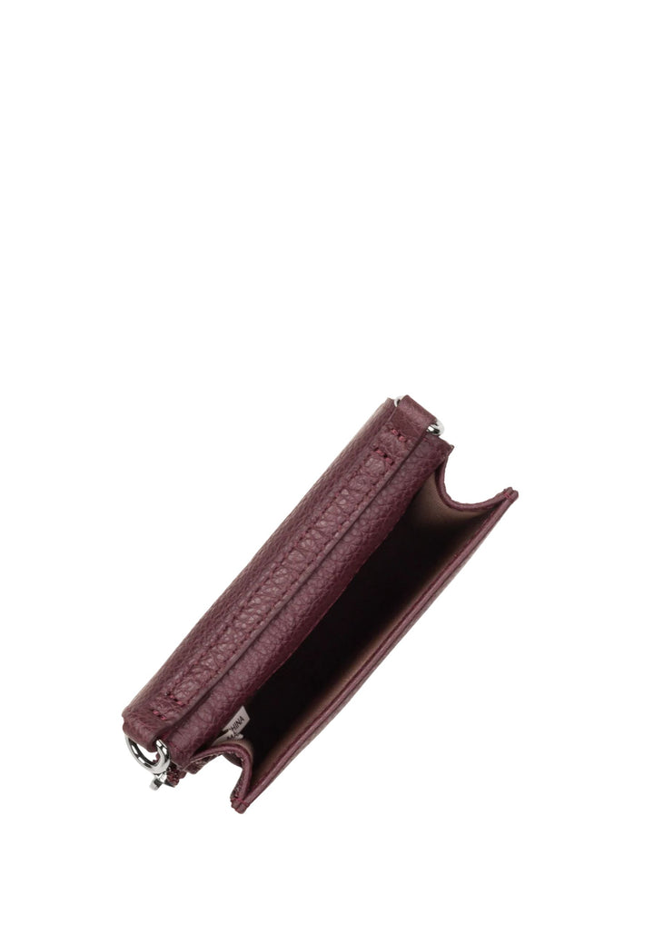 Lancaster Pochette smartphone A rabat avec pression Foulonné PM 170-37 Bordeaux