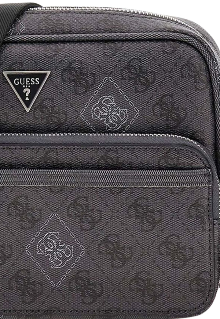 Guess Mochila Milano Crossbody Dou Negro\Blanco MICTP5428