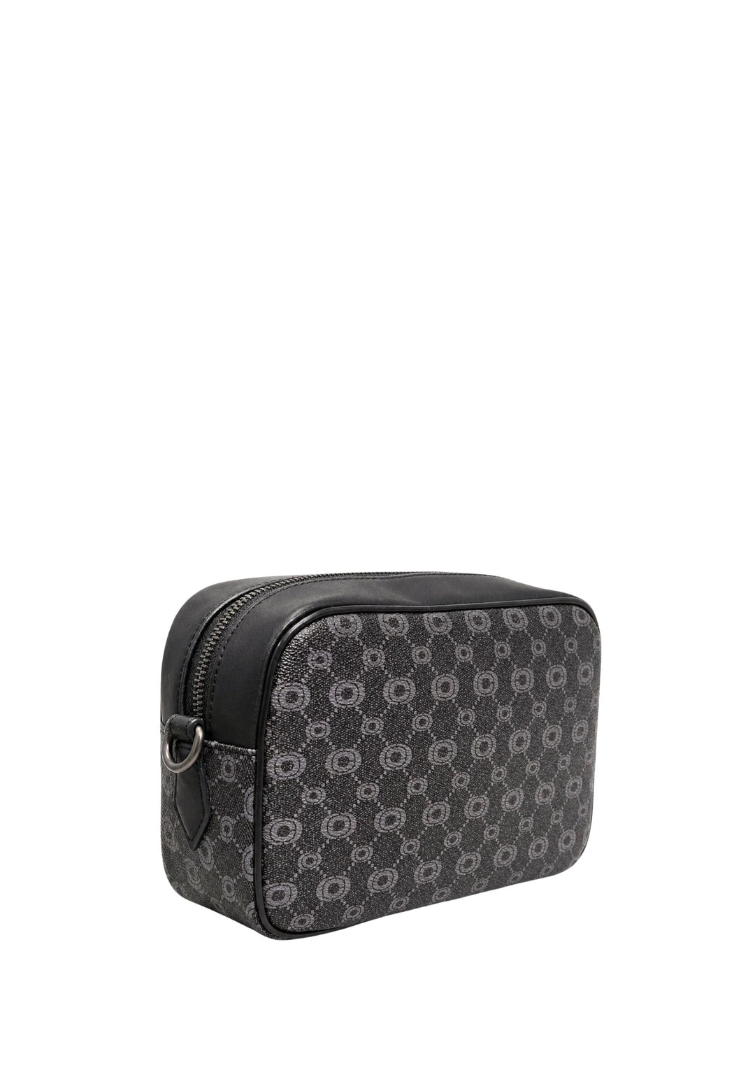 Chabrand mini messenger bag in logo-coated canvas with leather