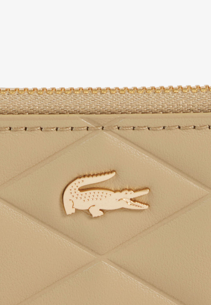 Lacoste Porte-monnaie Crocodelle Cuir NF5121EE Viennois