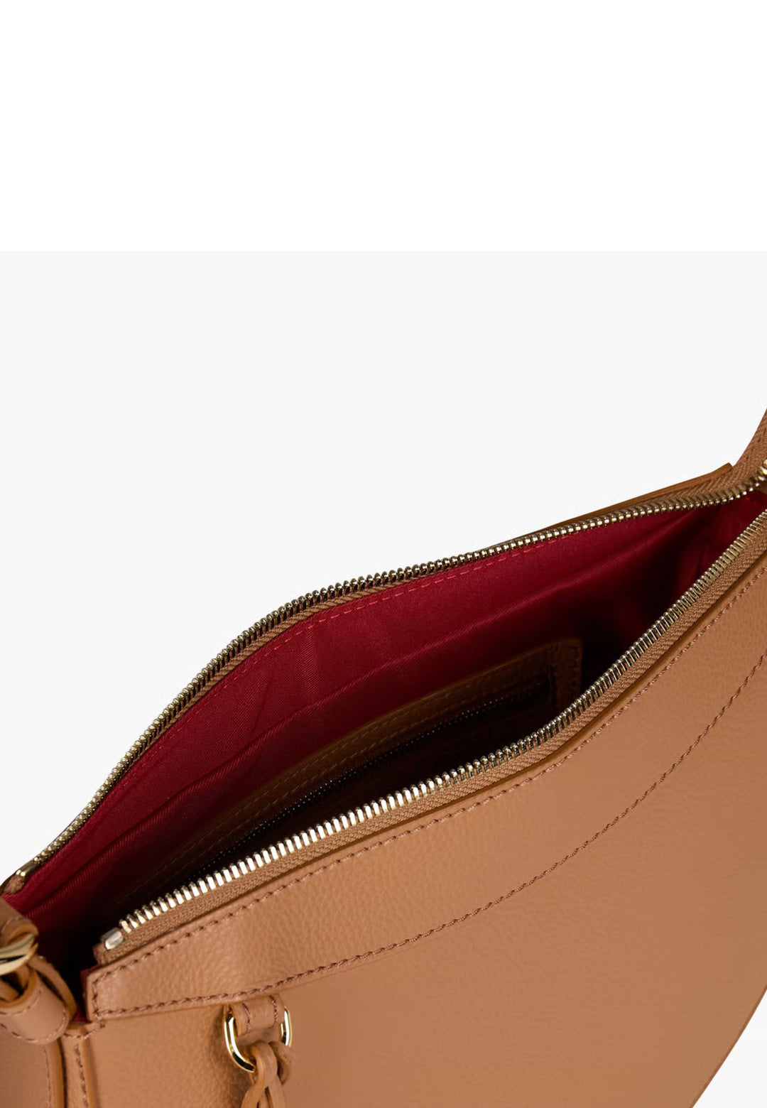 Sac demi-lune LANCEL Faubourg A1352520TU Camel