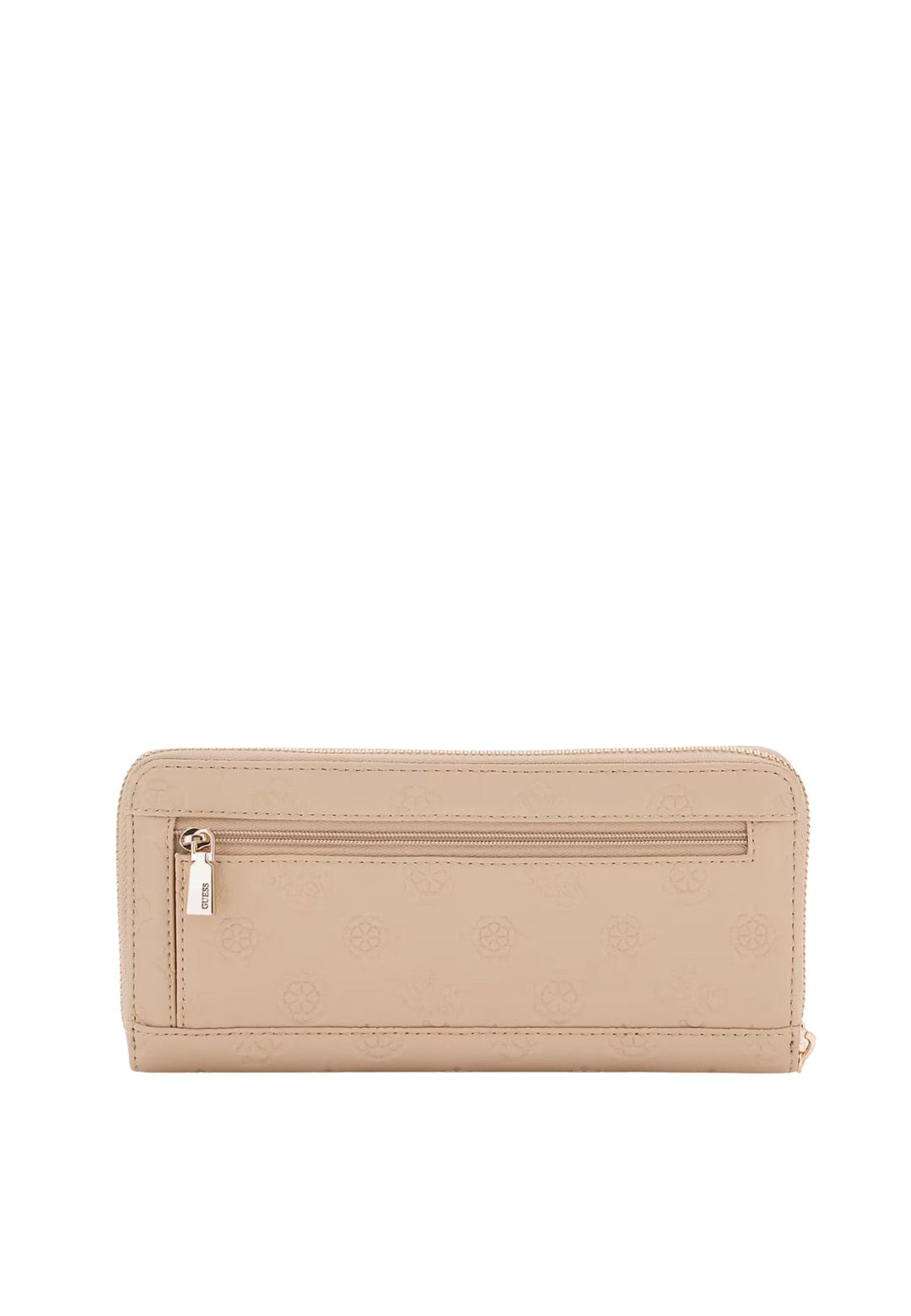 Guess Compagnon / Lompakko Zarela Slg Large Zip Simply Taupe Logo PD9665146