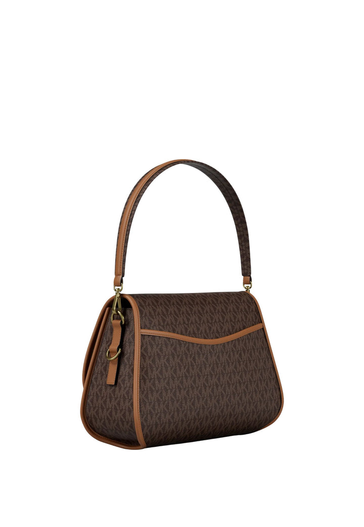 Michael Kors Besace convertible Holmes Marron Logo Signature