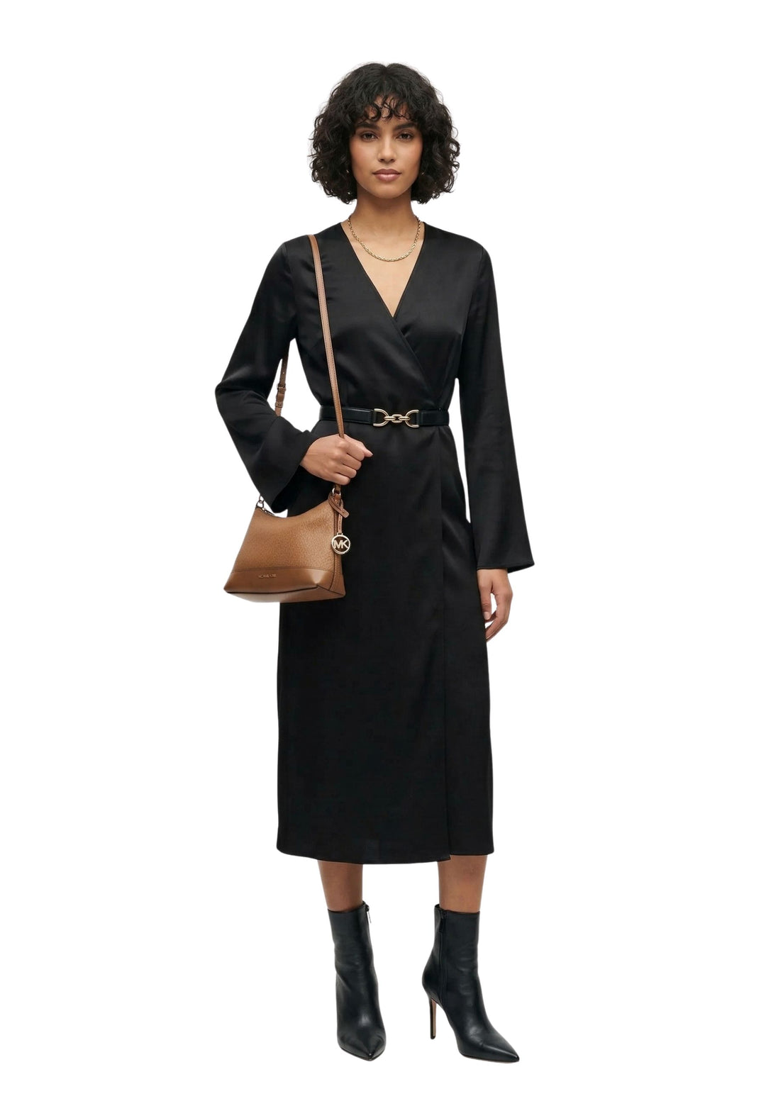 Michael Kors Torebka na ramię Andie 32S6G3PC1V Brązowa