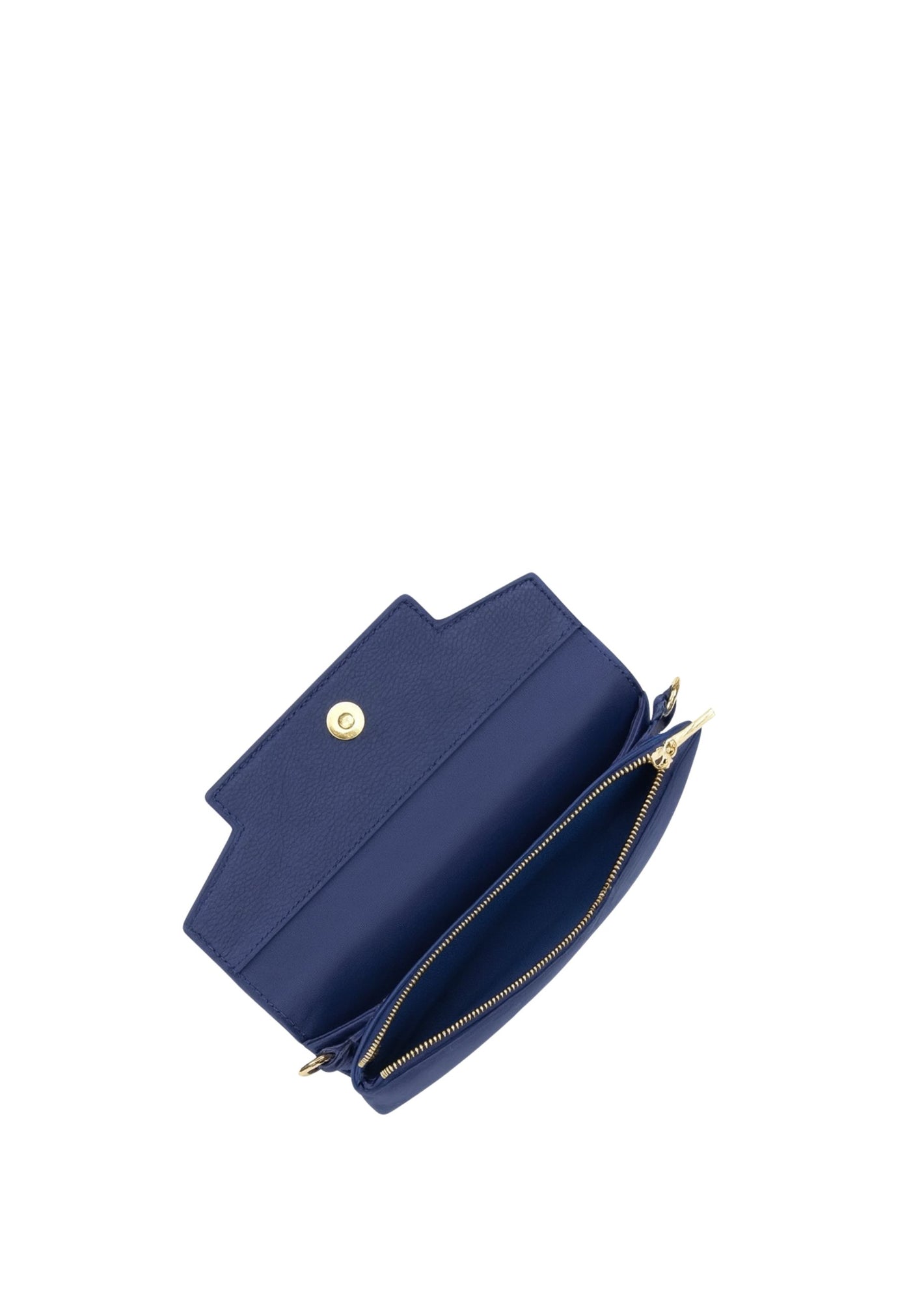 Pochette A rabat avec pression S Mademoiselle Grace 172-32  Bleu Mer