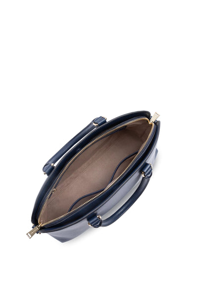 Lancaster Sac demi lune Zippé Sierra Jia 538-007 Bleu Foncé