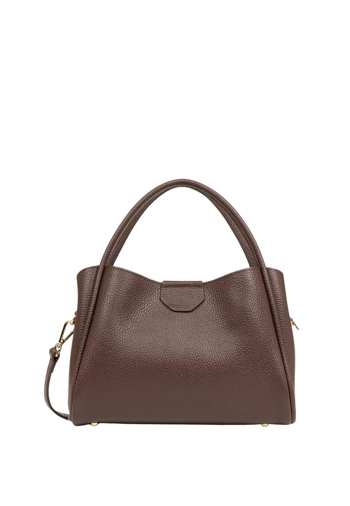Lancaster Sac à main Aimantée M Ida Double Marron