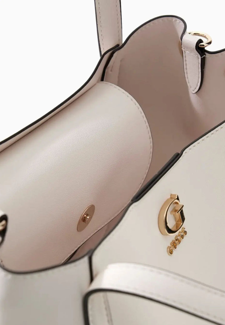Guess Sac à Main Coleen Petit Off White