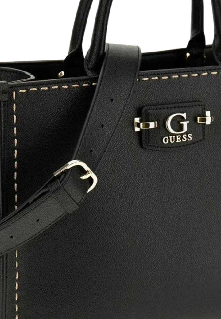 Guess Anadela 3 Comp Shoulder Bag Black BG963722