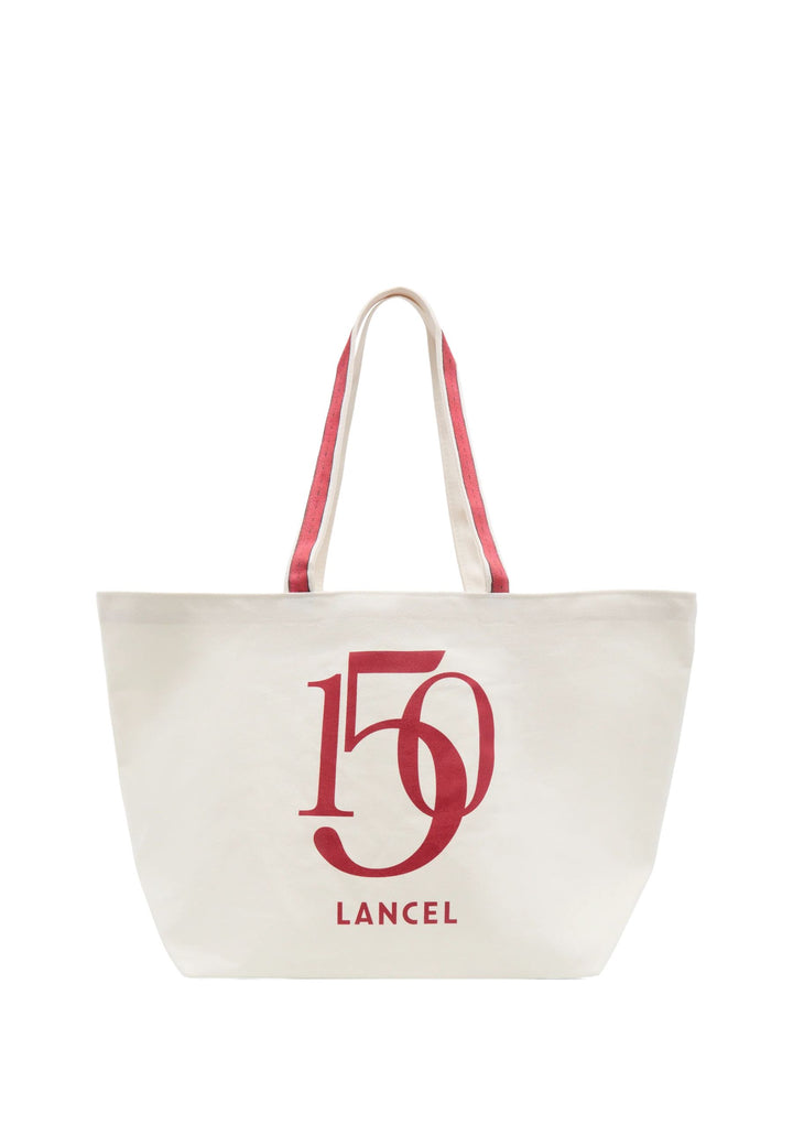 Lancel Capsule Grand Cabas Toile Naturel Beige