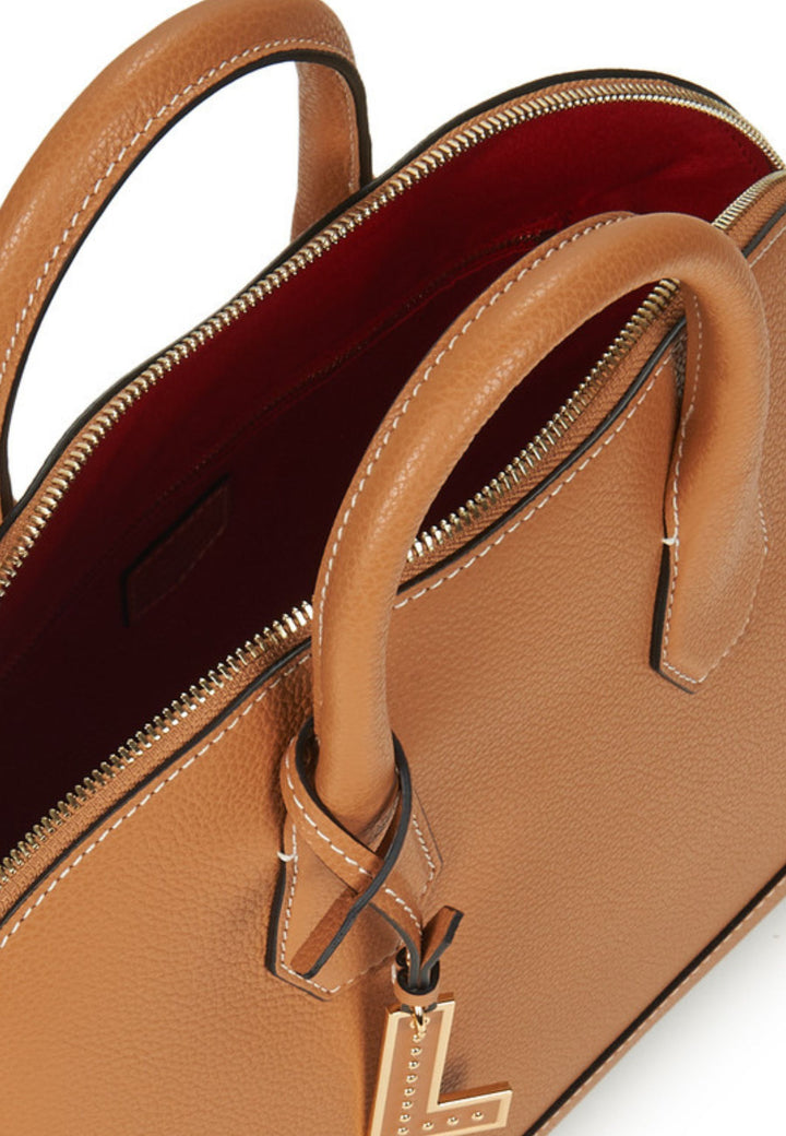 Lancel Belleville Kabelka Bugatti M Kůže Velbloudí