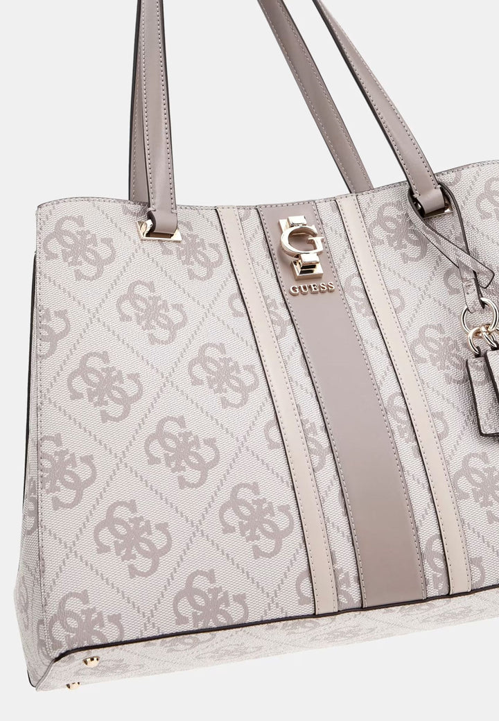 Guess Cabas / Shopping Handbag Dark Taupe Logo SO783823