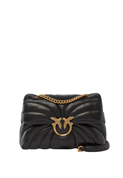 Pinko Håndtasker Love Puff Classic Cl Sheep Nap Sort A1EXZ99Q