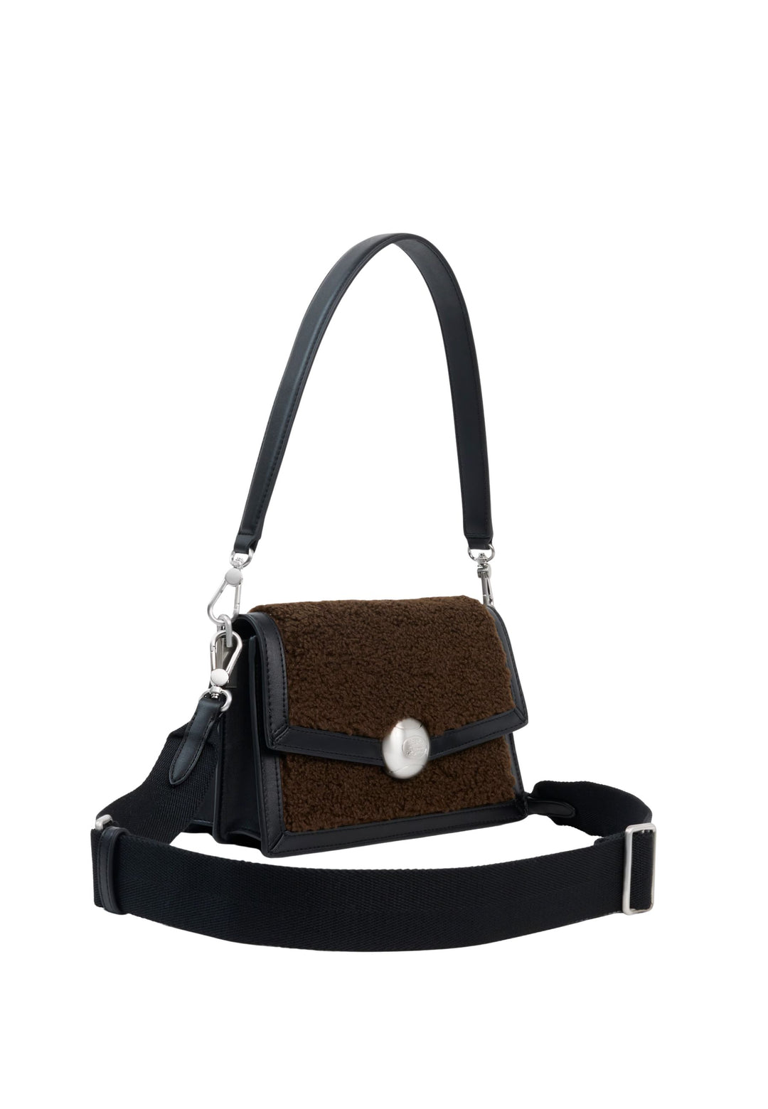 Lacoste Sac à bandoulière Femme Tennis Bliss Marron Noir