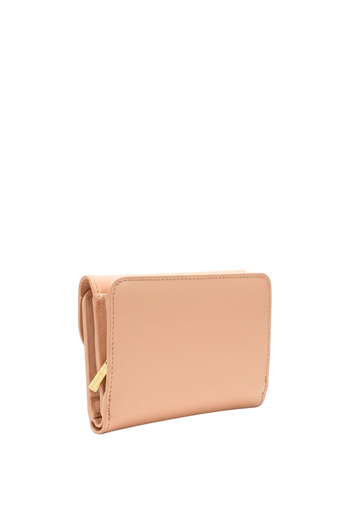 Lancaster Portefeuille dos à dos A rabat avec pression Paris Philos 131-071 Nude Clair