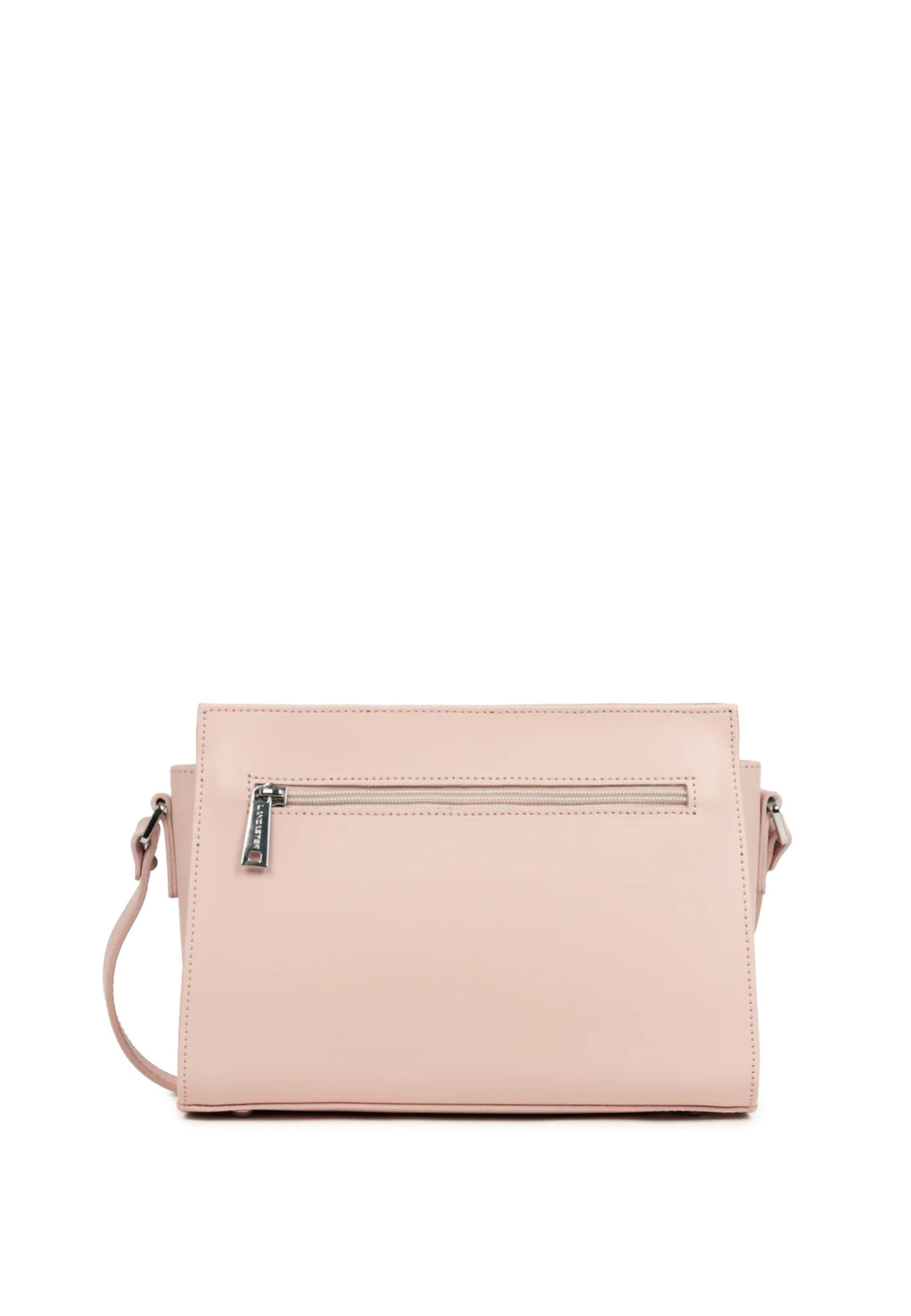 Lancaster Bolso bandolera con cremallera Talla S Piel lisa 437-02 Rosa polvo