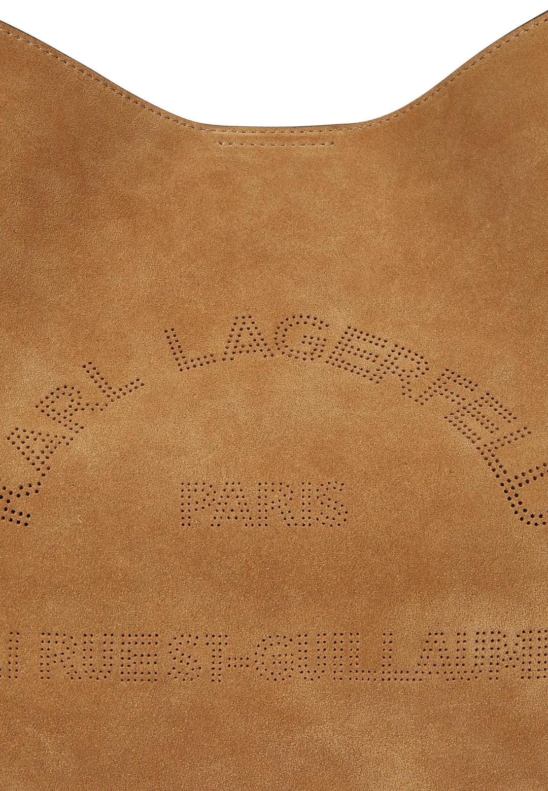 Karl Lagerfeld Sac Hobo Daim Caramel